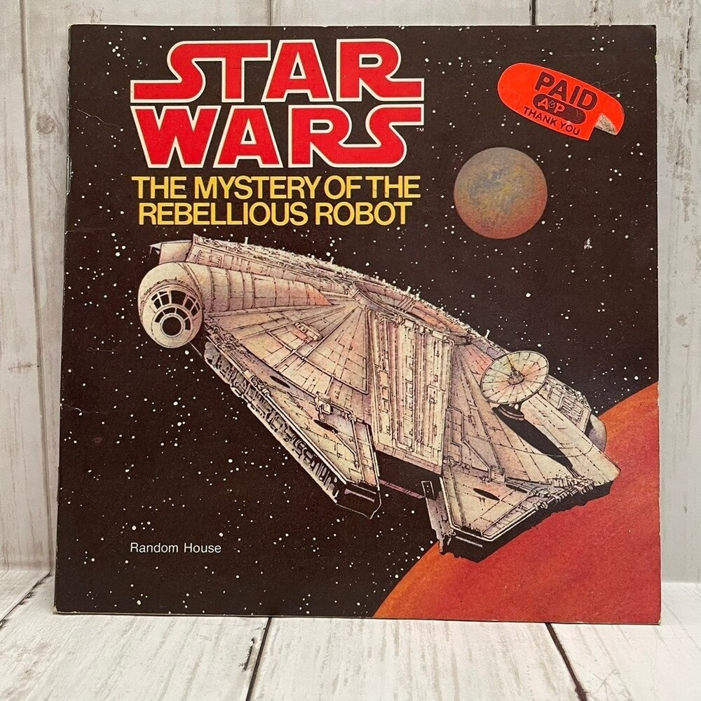 Star Wars The Mystery of the Rebellious Robot Random House paperback childrens p